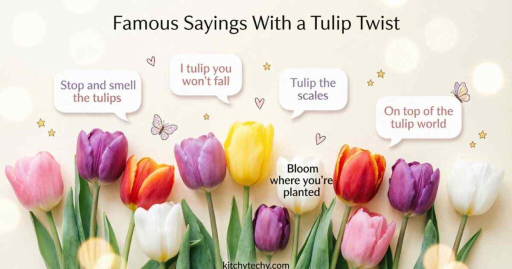 Famous Sayings With a Tulip Twist
