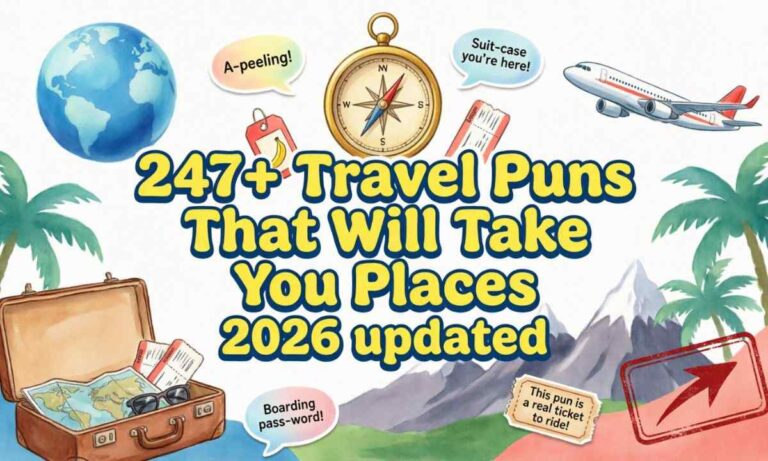 247+ Travel Puns Feature Image