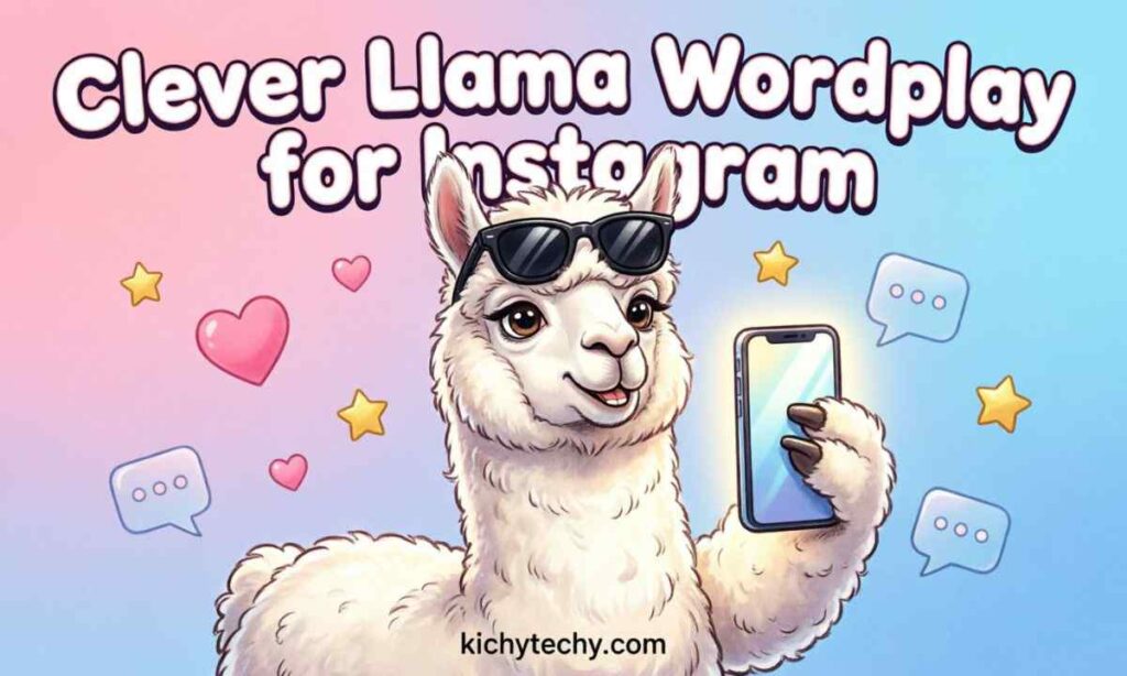 Clever Llama Wordplay for Instagram