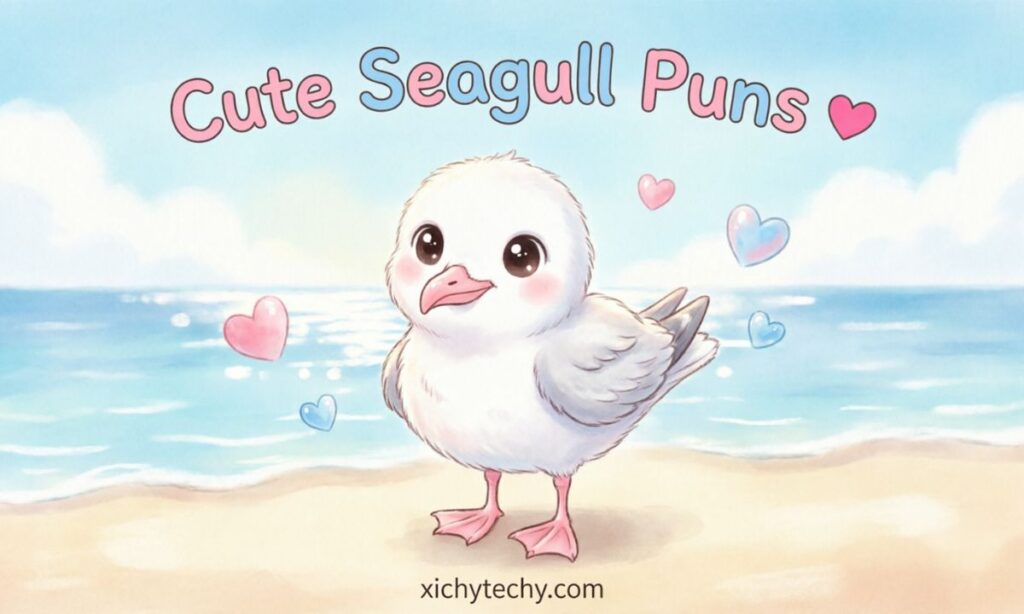 Cute Seagull Puns 🥰