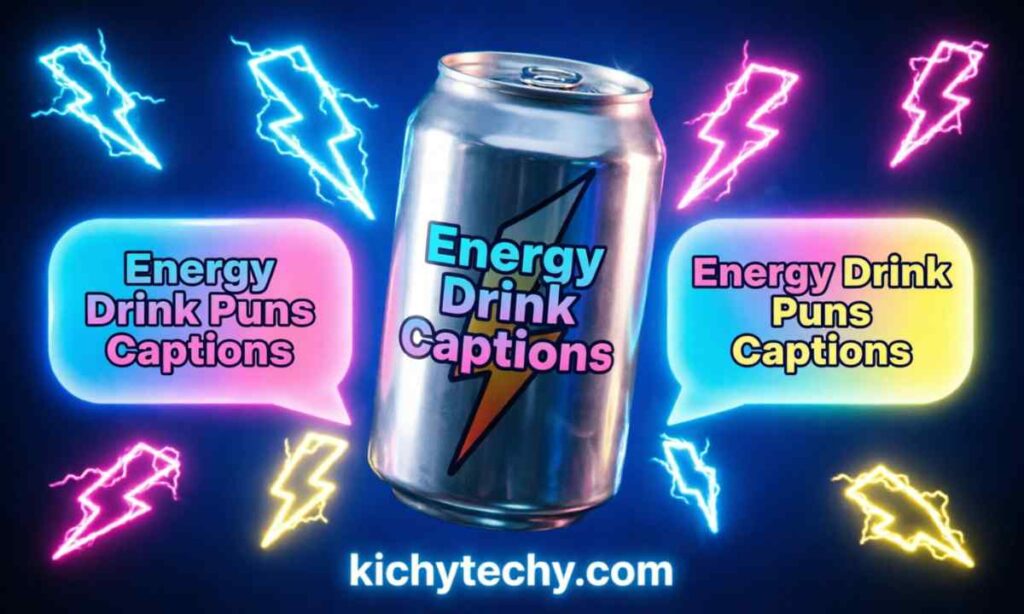 Energy Drink Puns Captions