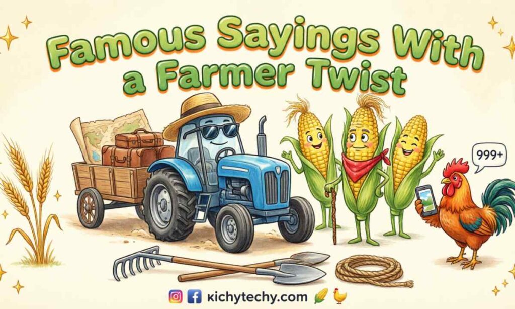 Famous Sayings With a Farmer Twist