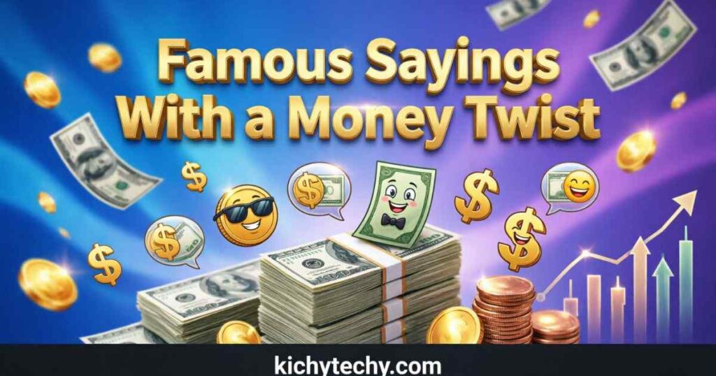 Famous Sayings With a Money Twist