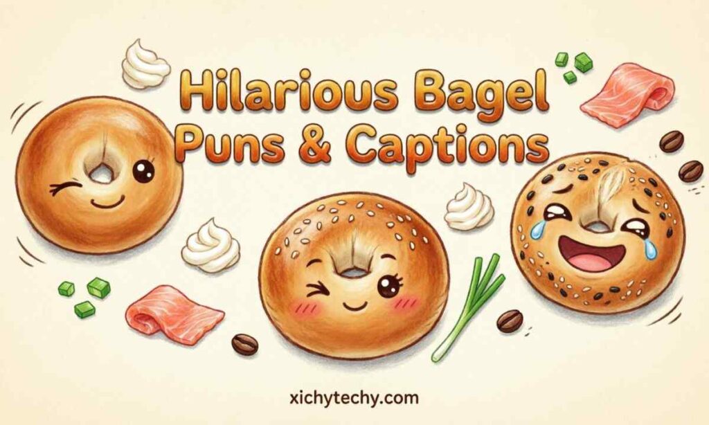 Hilarious Bagel Puns & Captions