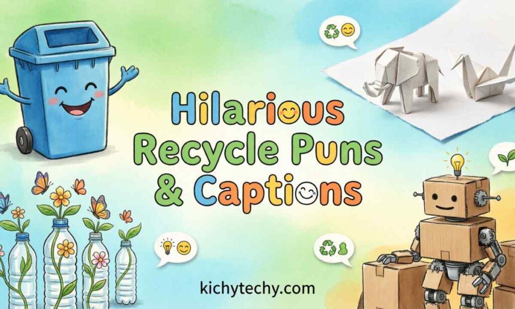 Hilarious Recycle Puns & Captions