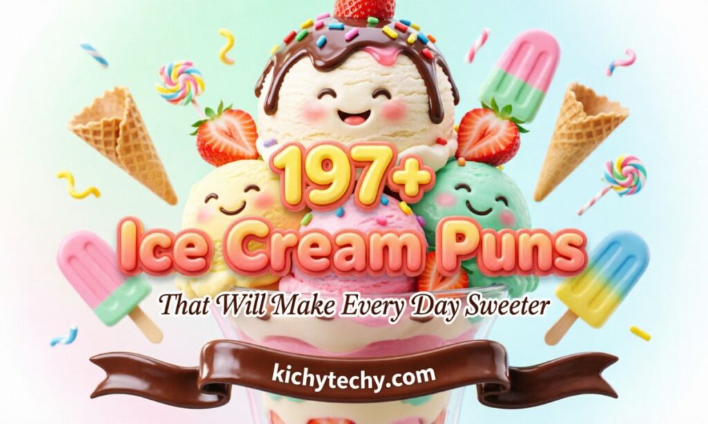 Ice Cream Puns Feature Image