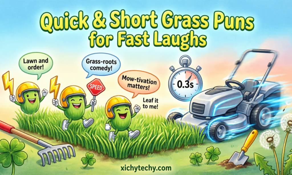 Quick & Short Grass Puns for Fast Laughs