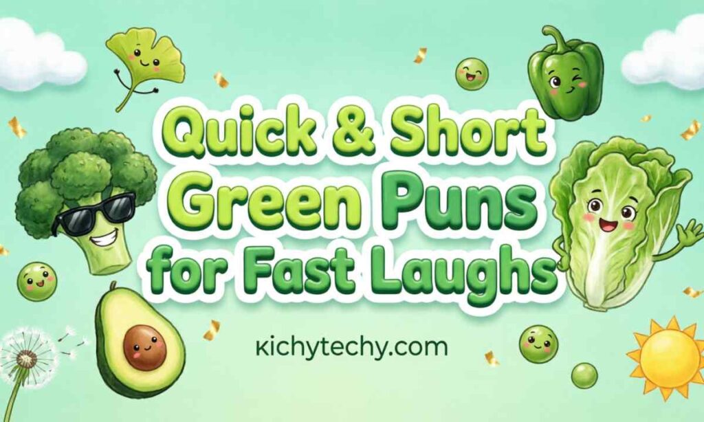 Quick & Short Green Puns for Fast Laughs