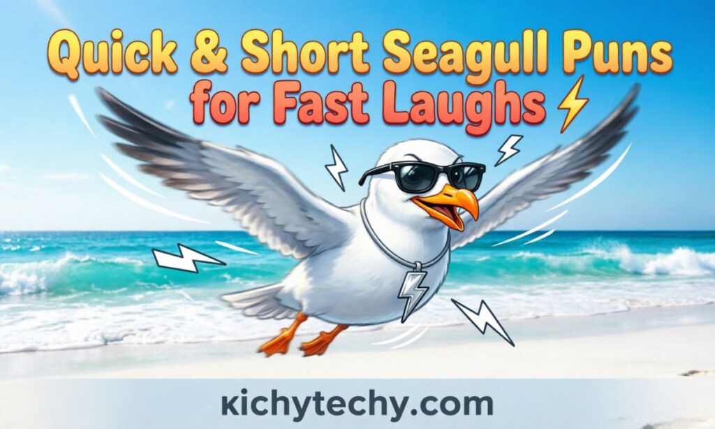 Quick & Short Seagull Puns for Fast Laughs ⚡