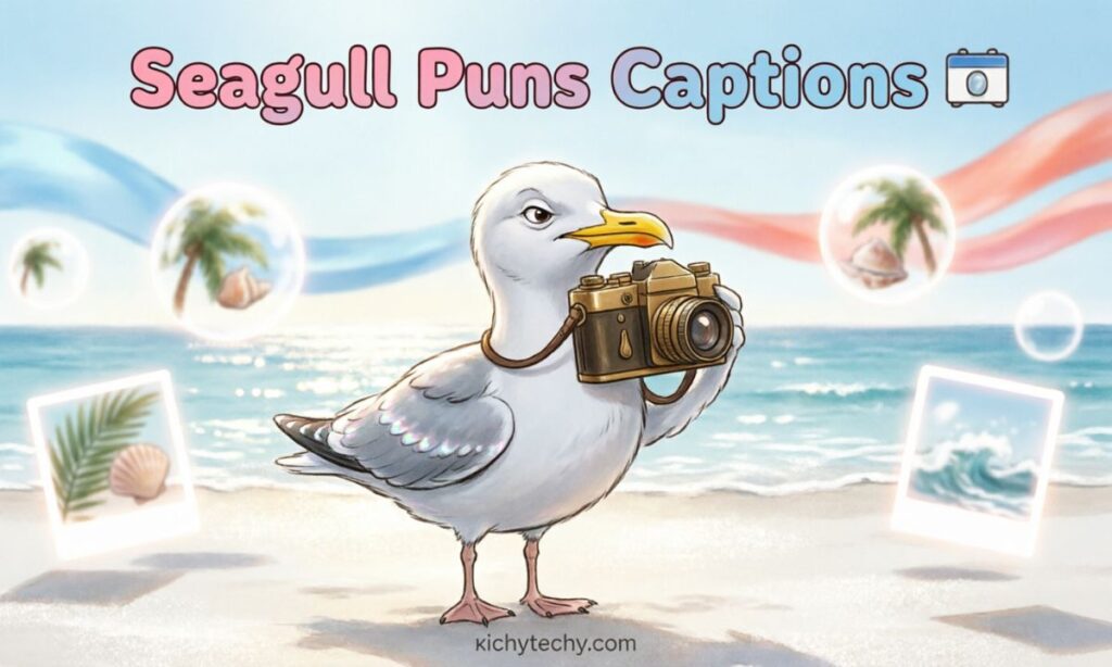 Seagull Puns Captions 📷