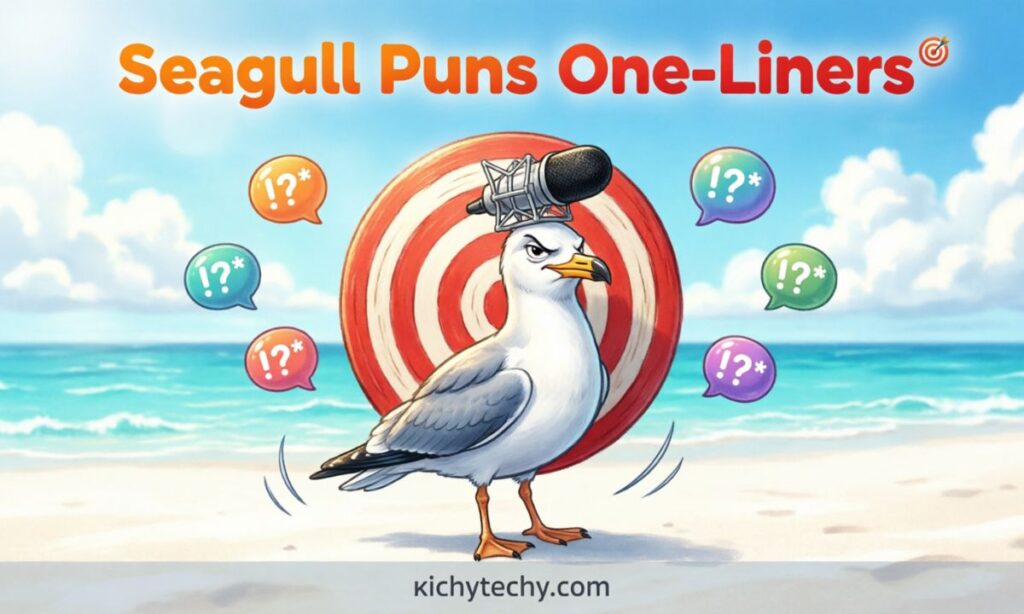 Seagull Puns One-Liners 🎯