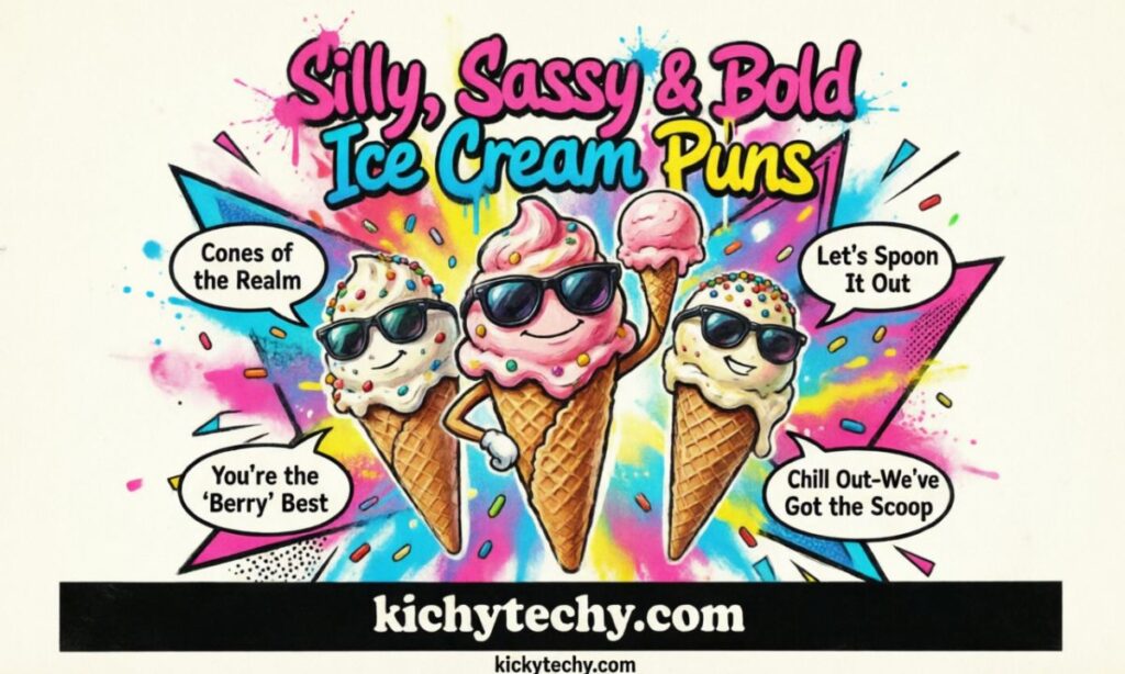 Silly, Sassy & Bold Ice Cream Puns