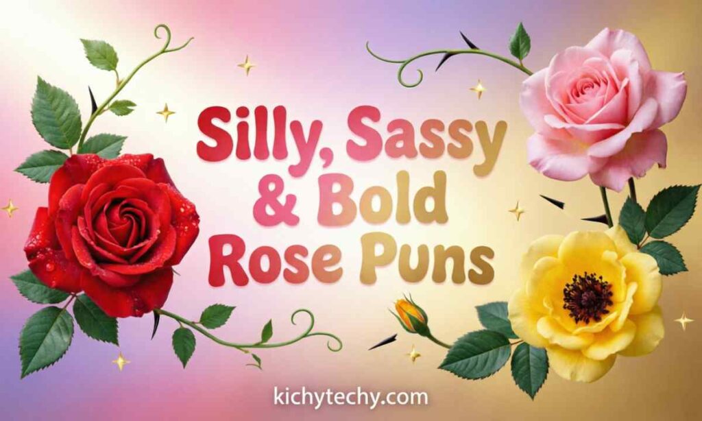 Silly, Sassy & Bold Rose Puns