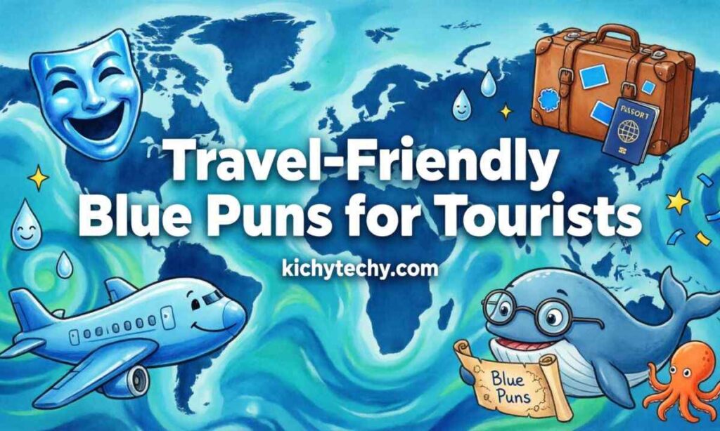 Travel-Friendly Blue Puns for Tourists