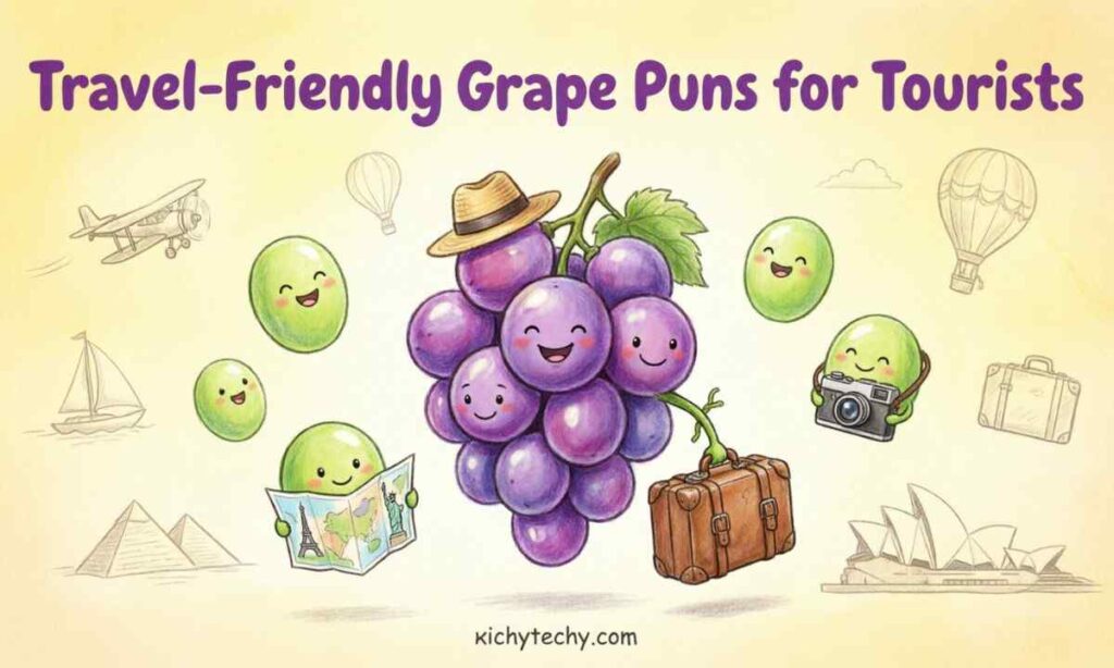 Travel-Friendly Grape Puns for Tourists