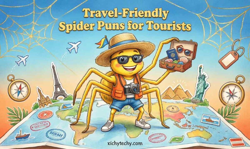 Travel-Friendly Spider Puns for Tourists