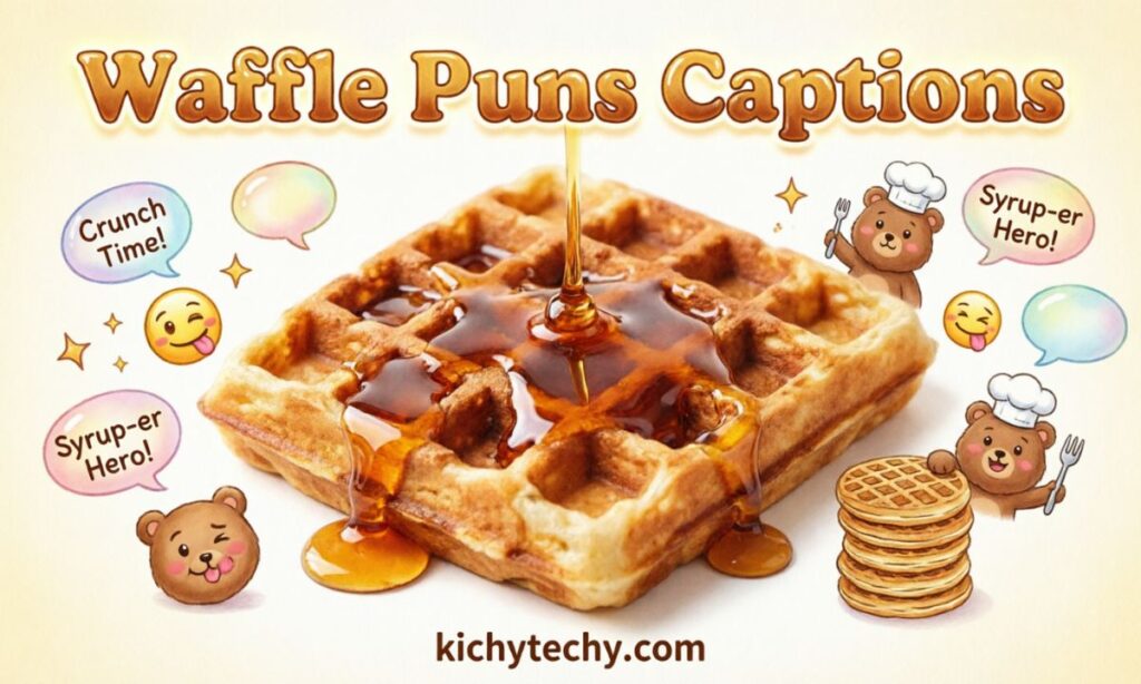 Waffle Puns Captions