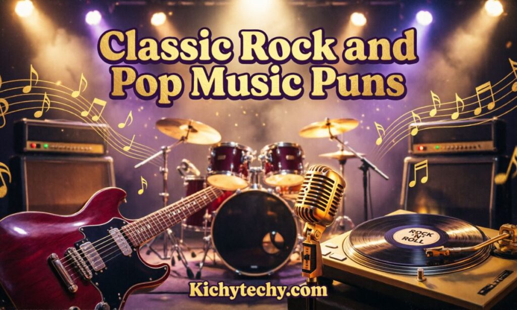 Classic Rock and Pop Music Puns