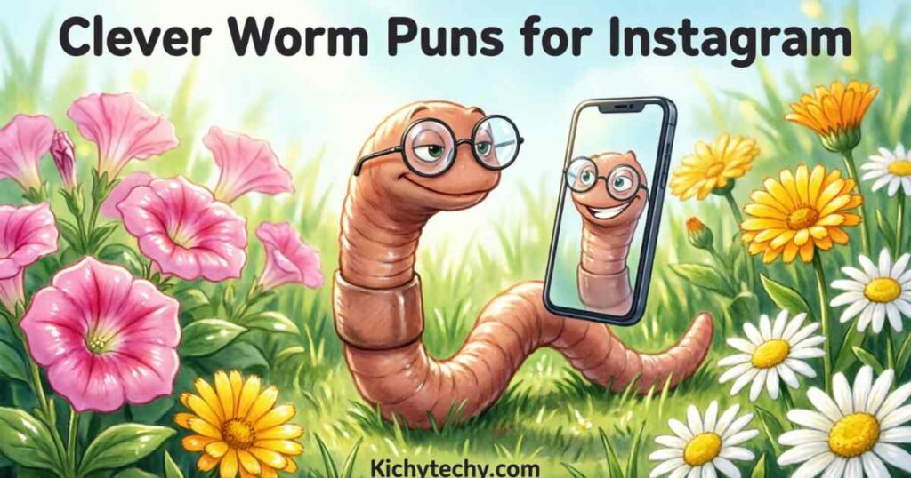 Clever Worm Puns for Instagram