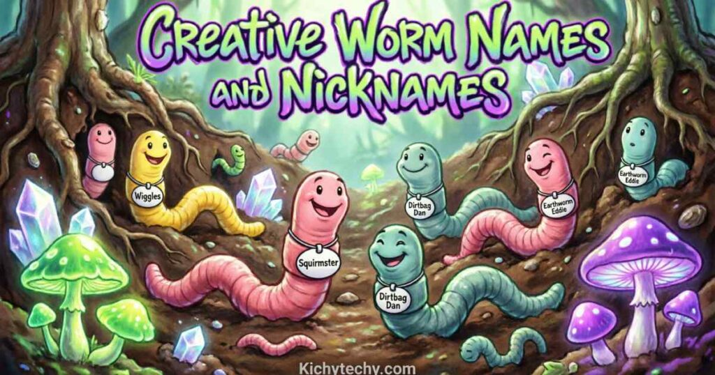 Creative Worm Names and Nicknames