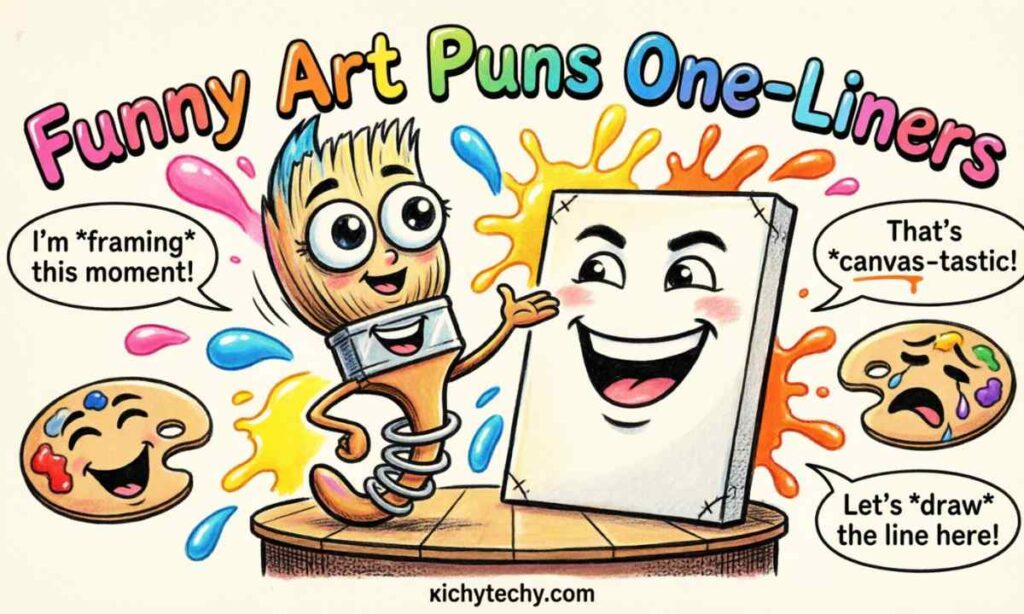 Funny Art Puns One-Liners