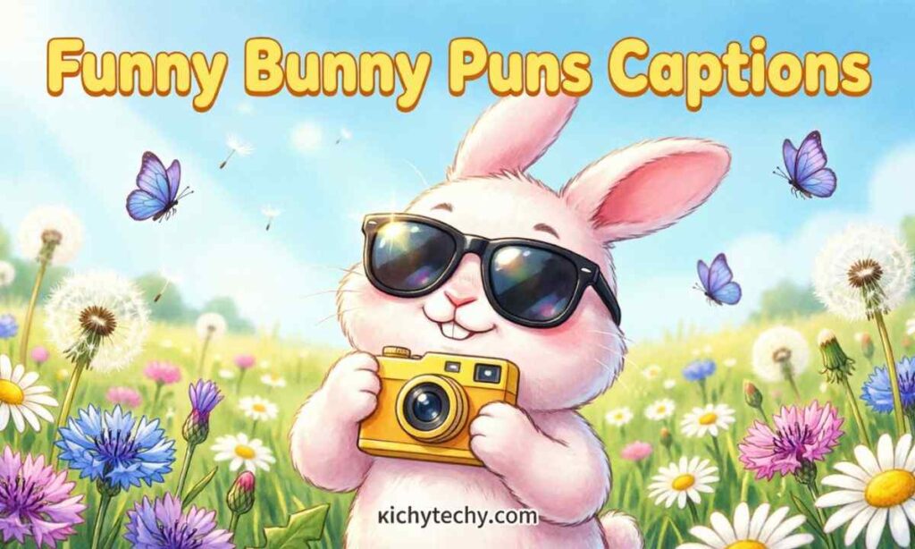 Funny Bunny Puns Captions