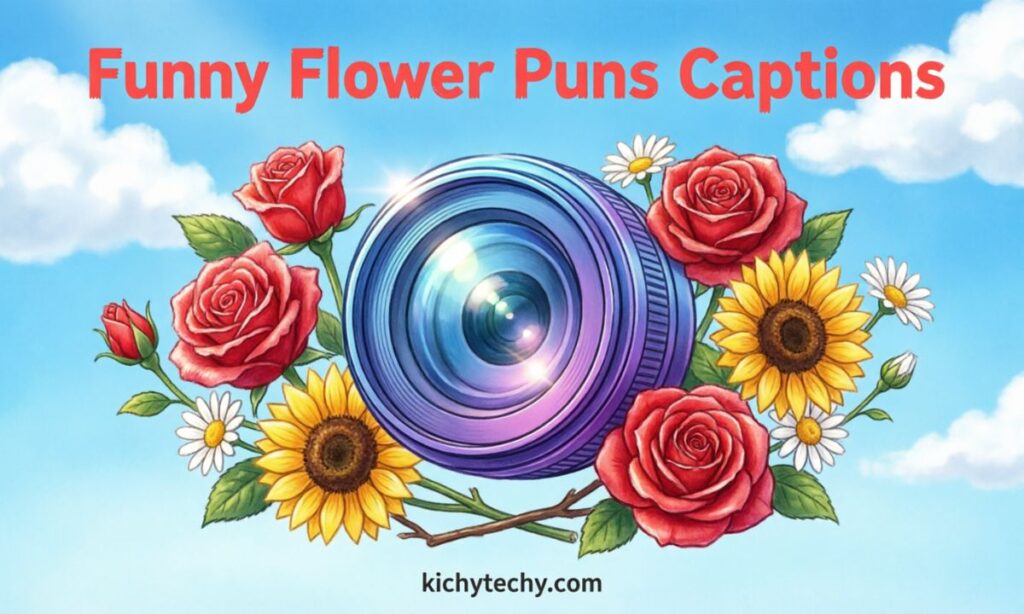 Funny Flower Puns Captions