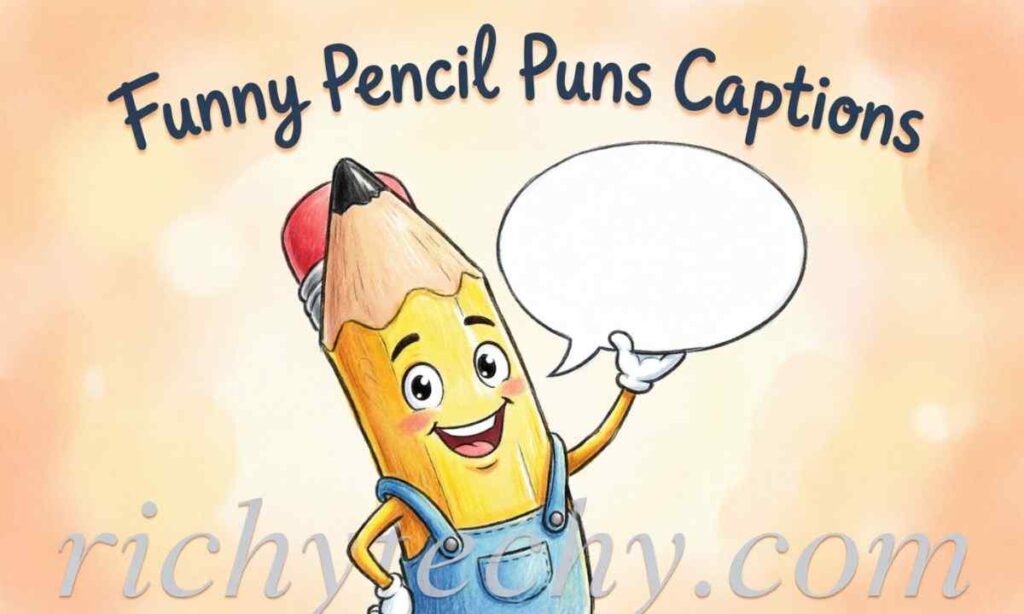 Funny Pencil Puns Captions