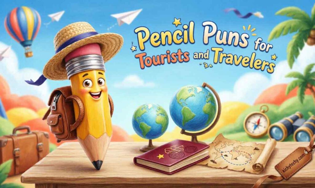Pencil Puns for Tourists and Travelers