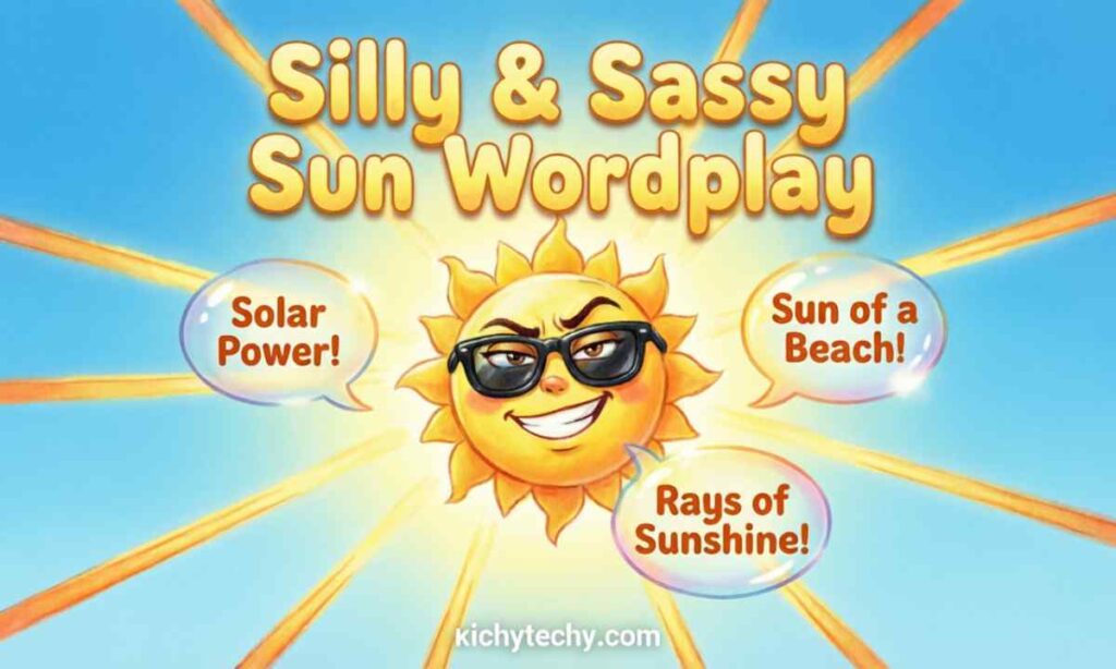 Silly & Sassy Sun Wordplay