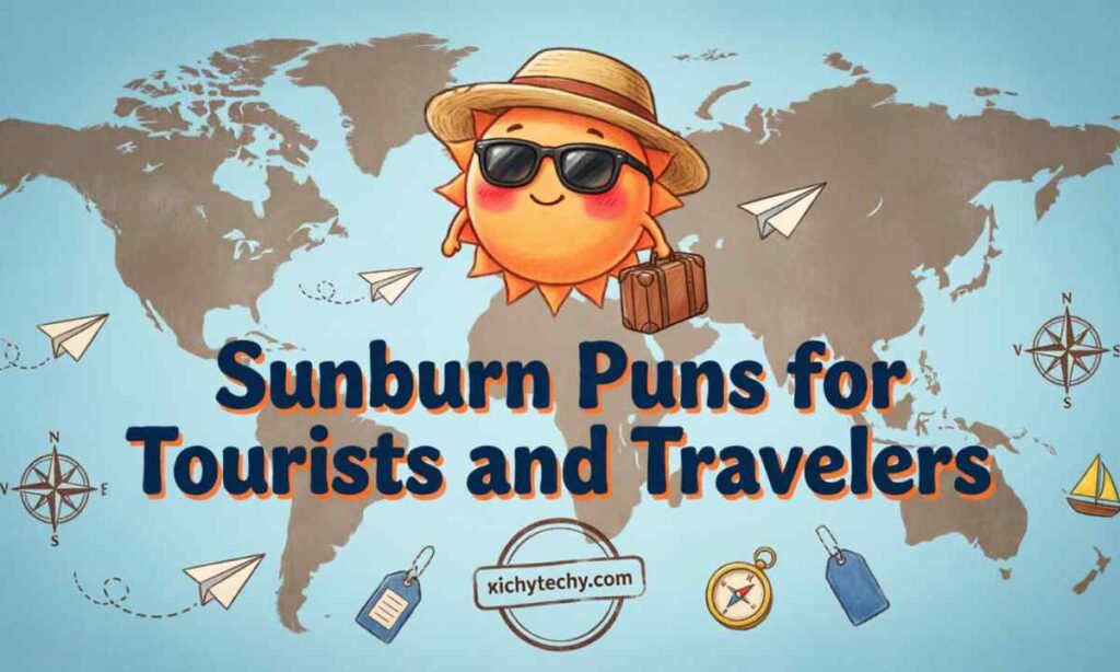 Sunburn Puns for Tourists and Travelers