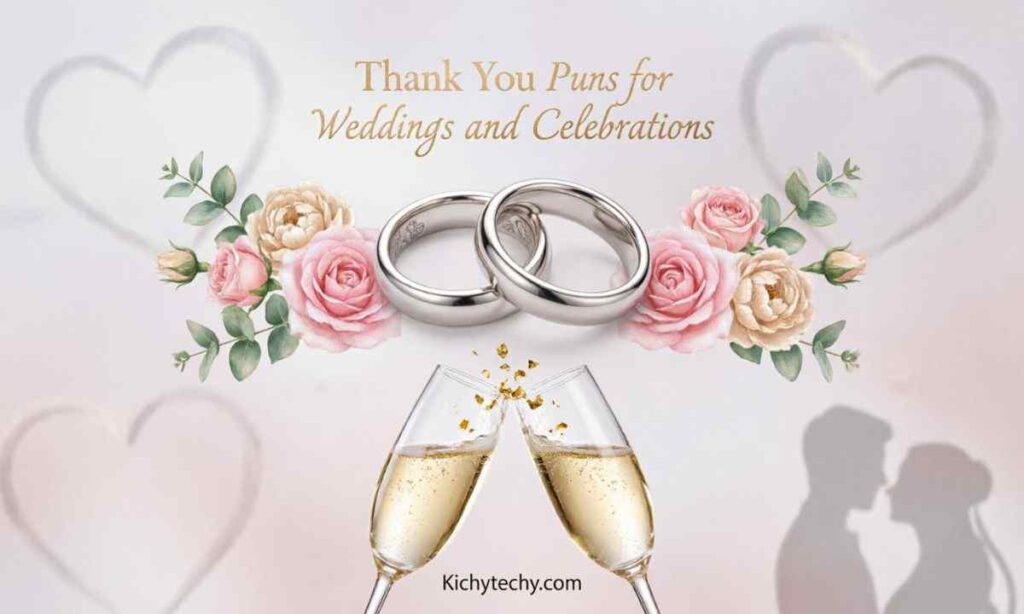 Thank You Puns for Weddings and Celebrations