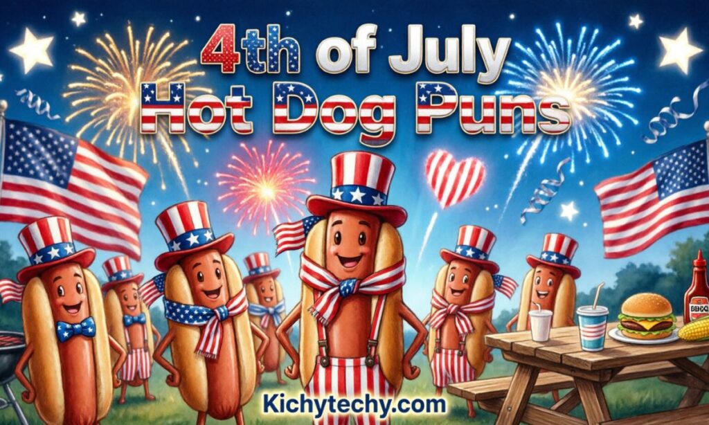 4th of July Hot Dog Puns