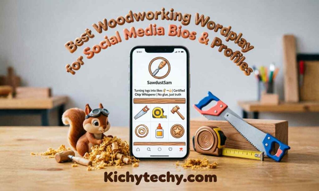 Best Woodworking Wordplay for Social Media Bios & Profiles