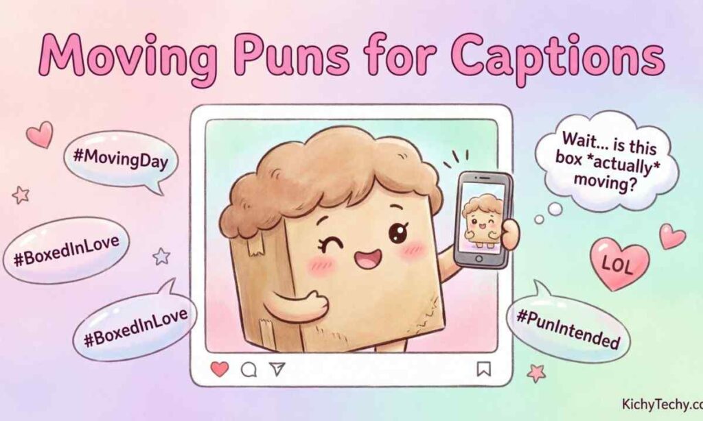 Moving Puns for Captions