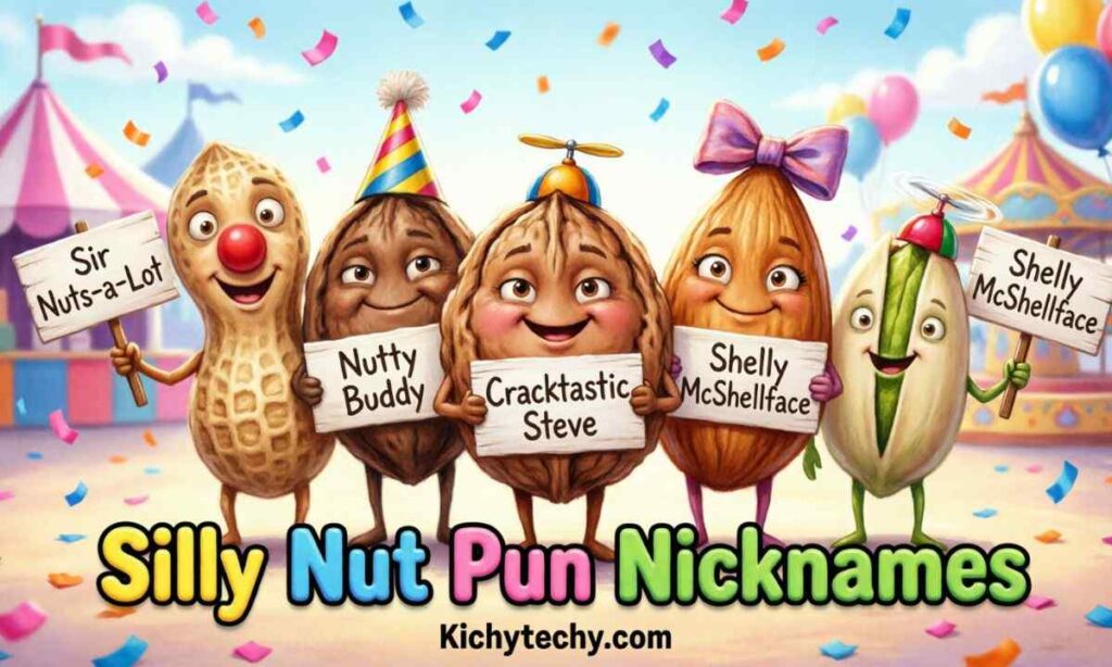 Silly Nut Pun Nicknames