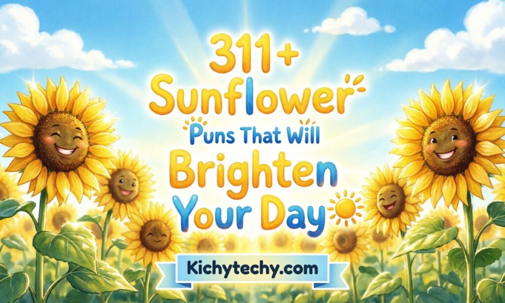 Sunflower Puns Feature Image