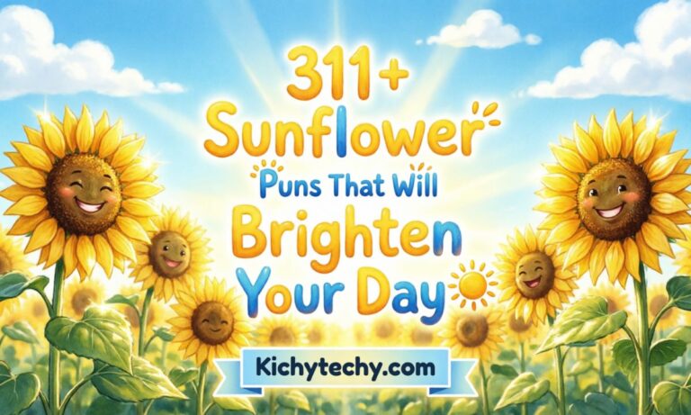 Sunflower Puns Feature Image