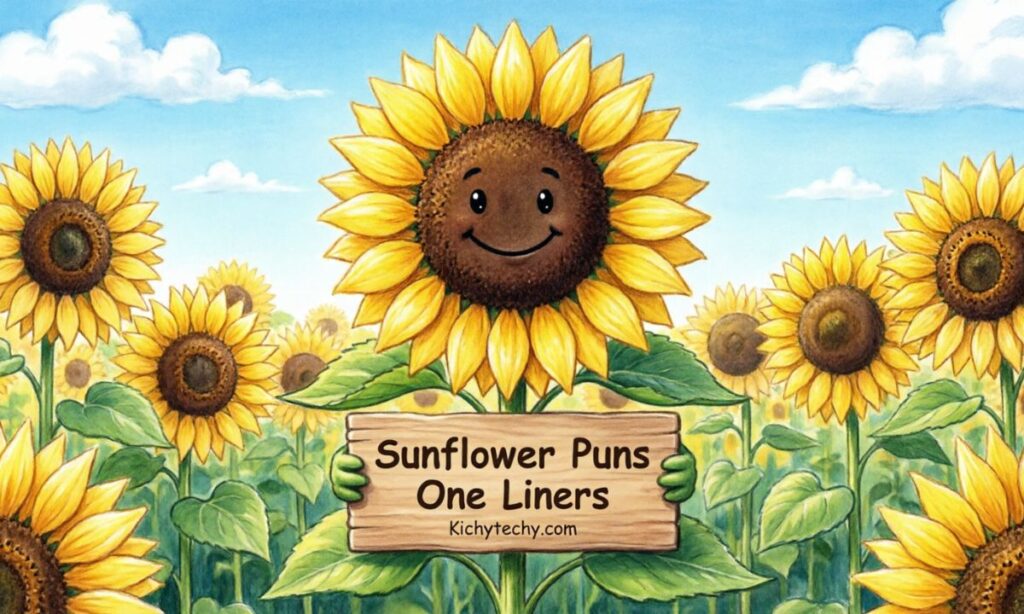 Sunflower Puns One Liners