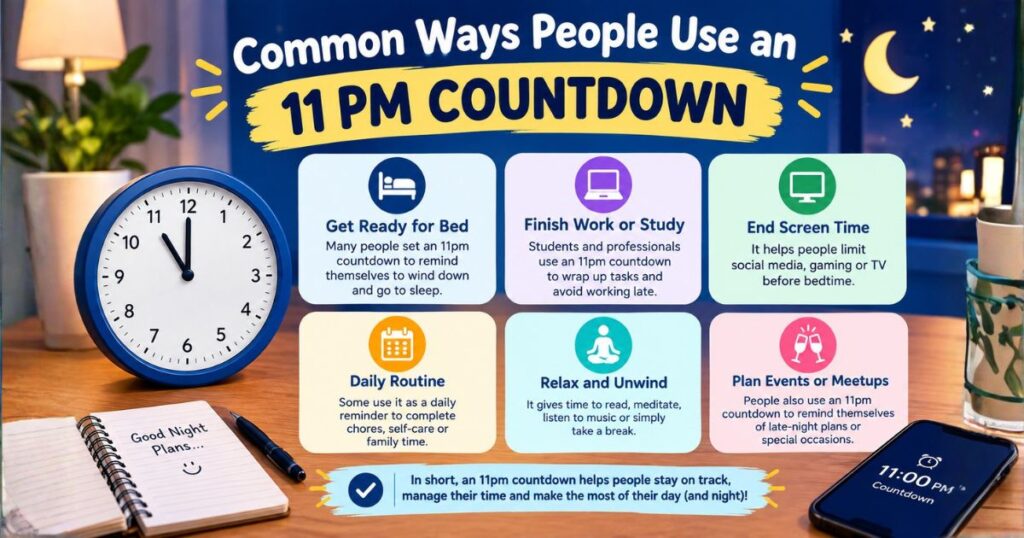 Common Ways People Use an 11pm Countdown