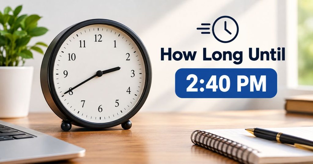 How Long Until 2:40 PM? Quick Countdown, Formula & Time Calculator Guide
