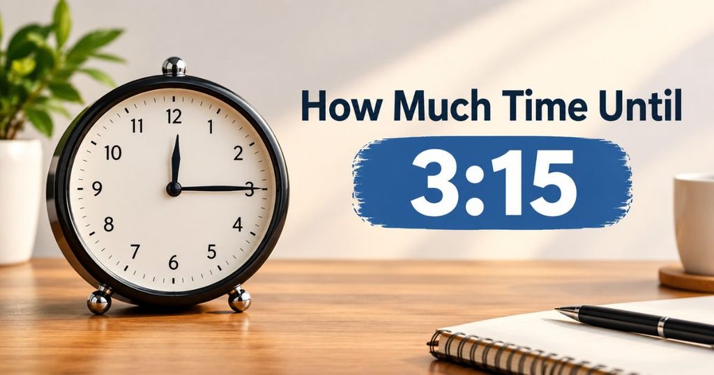 How Much Time Until 3:15? Quick Answer, Formulas, and Easy Examples