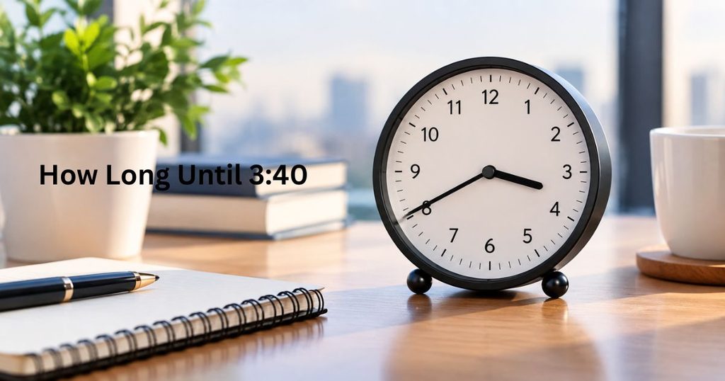 How Long Until 3:40? A Quick Time Calculator Guide
