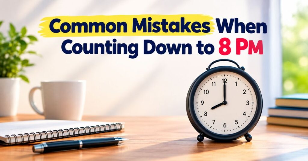 Common Mistakes When Counting Down to 8 PM