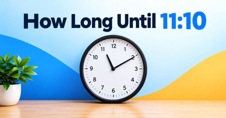 How Long Until 1110