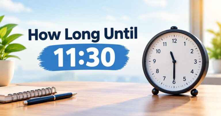 How Long Until 1130