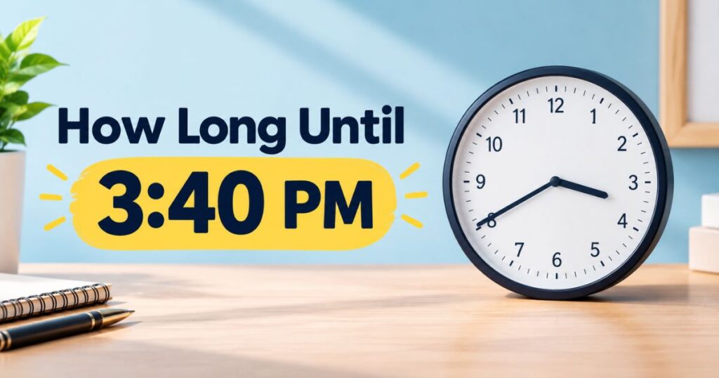 How Long Until 340 PM