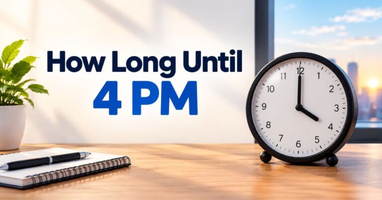 How Long Until 4 PM