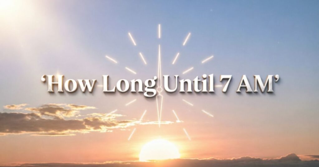 How Long Until 7 AM