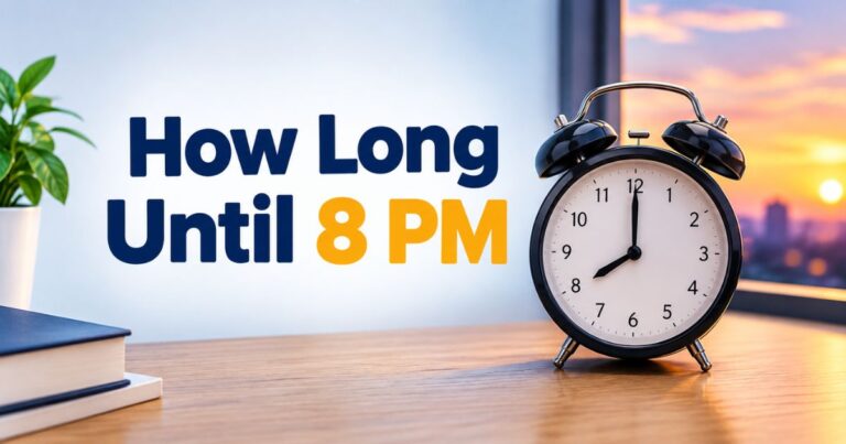 How Long Until 8 PM